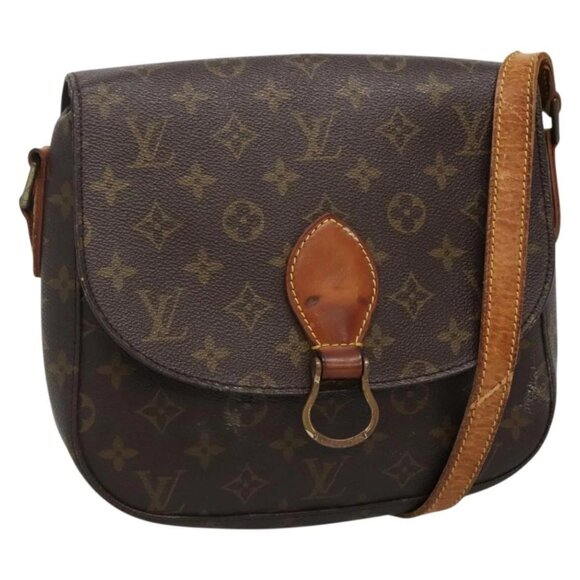 LOUIS VUITTON Monogram Saint Cloud GM Shoulder Bag M51242 LV Auth th6205 - Picture 1 of 16